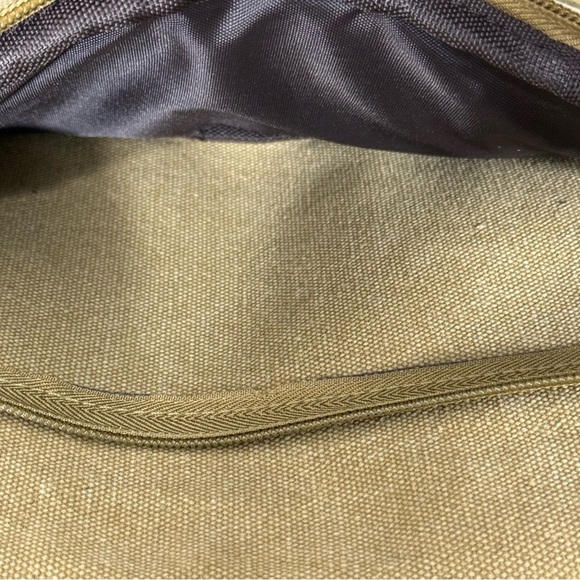 Gearonic Mens Tan Canvas Crossbody Shoulder Bag - Picture 4 of 8